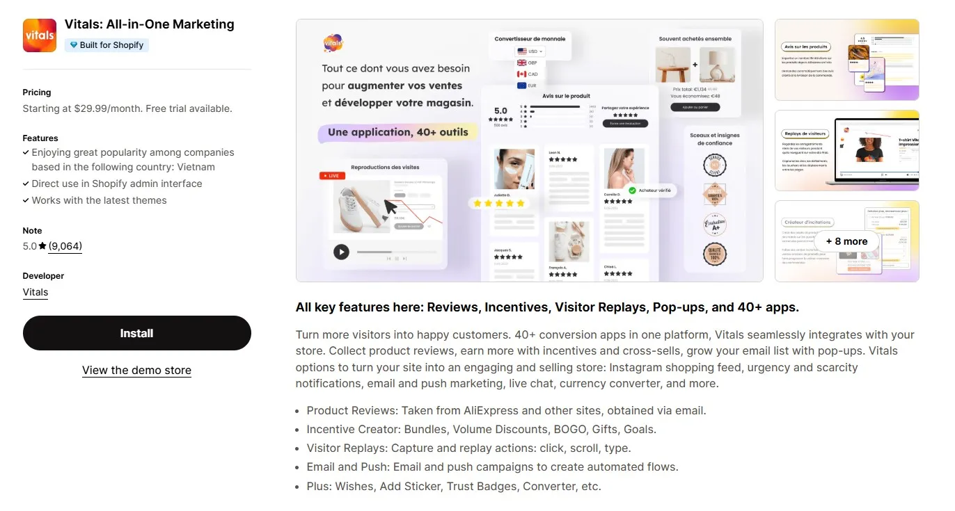Vitals: All-in-One Marketing